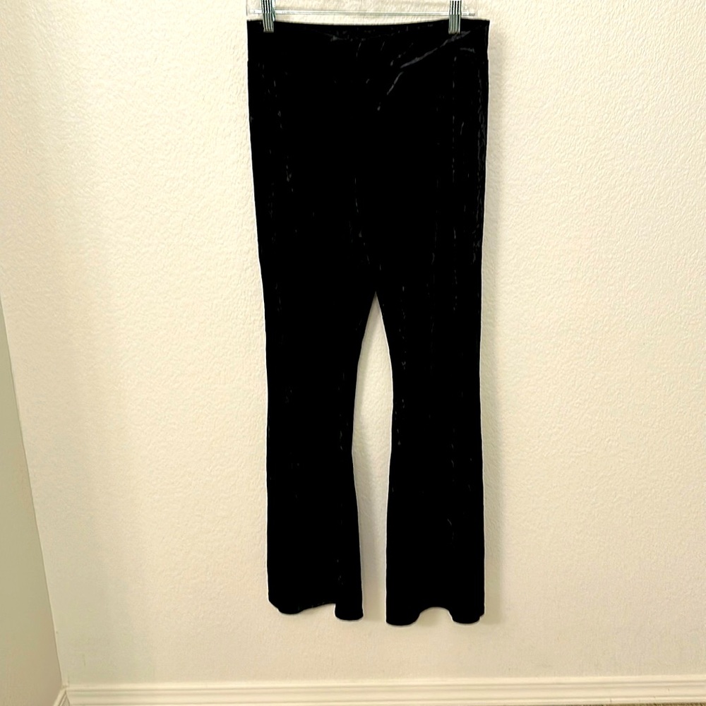 Crushed velvet feel size XL.  SHEIN bell bottom pants - Picture 3 of 3